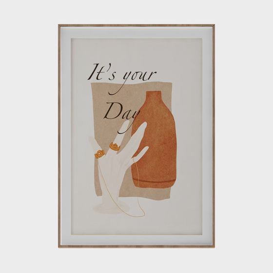 Your Day Poster 3D model for Creative Projects