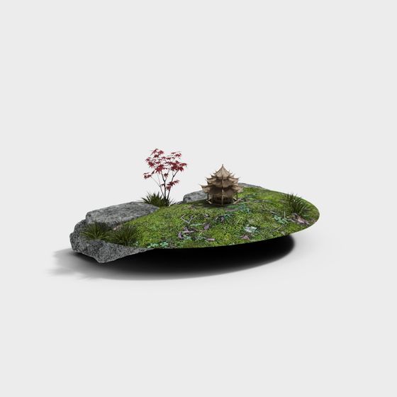 Zen Pavilion 3D model for Tranquil Spaces