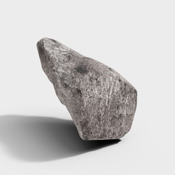 Realistic Low-Poly 3D Rock Model