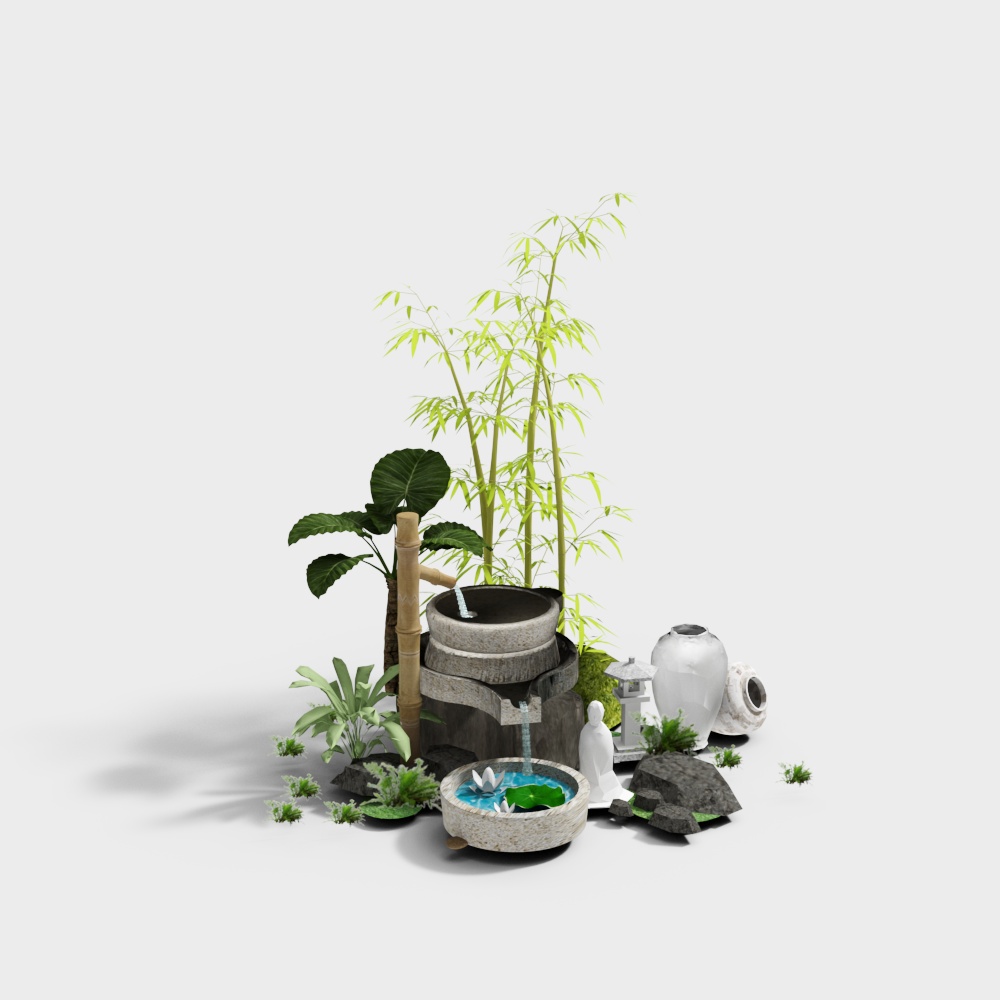 New Chinese fountain stone landscape skit-2