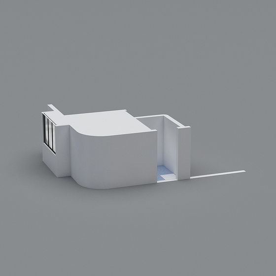 Modern Minimalist House 3D model