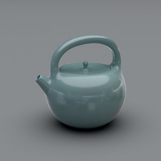 Elegant Teapot 3D model for Creative Projects