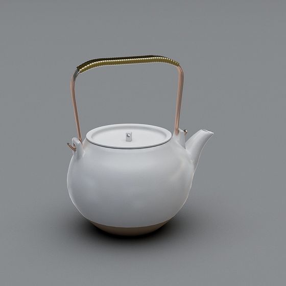 Minimalist Teapot 3D model