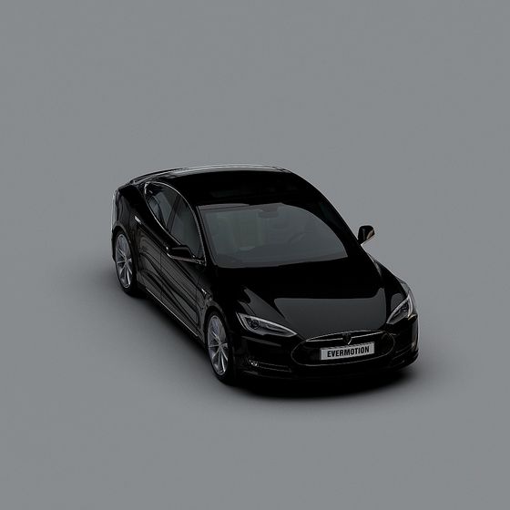 Tesla Model S 3D model for Creative Projects