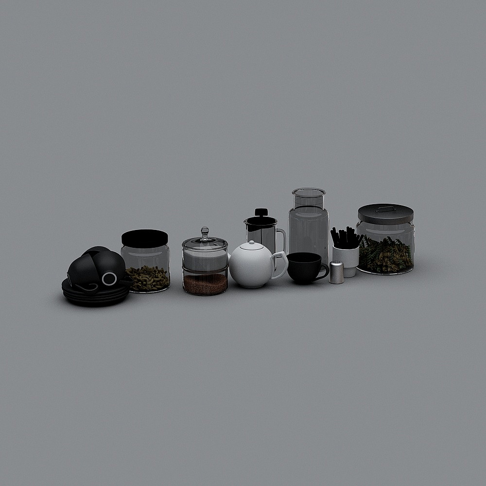 Minimalist Kitchen Essentials 3D model