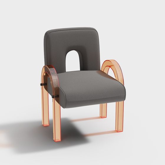 Geometric Modern Chair 3D model