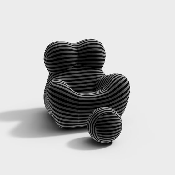 Waves Sofa 3D model