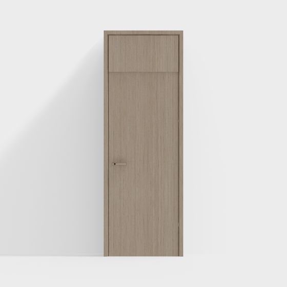 Brown Suit Door 3D Model
