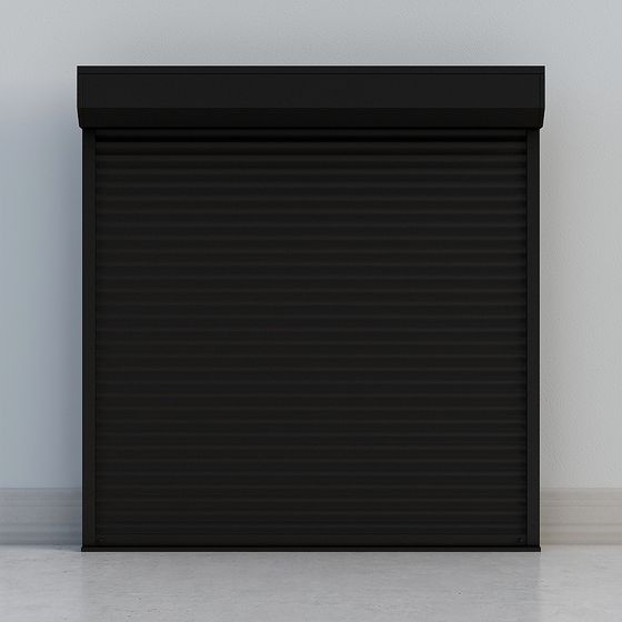 Industrial Roll-Up Door 3D model