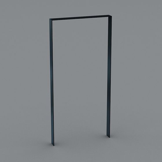 Urban Gate Low-Polygon 3D model