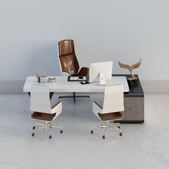 Urban Workspace 3D model for Modern Offices