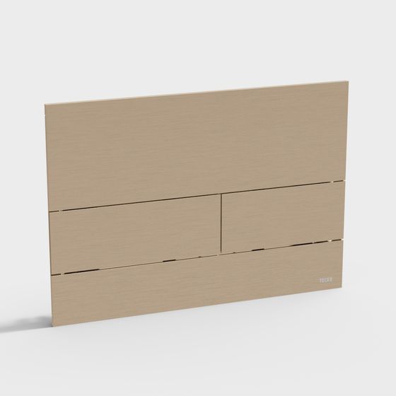 Wood Grain Partition Screen 3D model for Modern Spaces