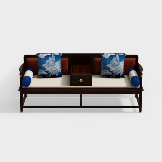 Nautical Comfort Sofa 3D model