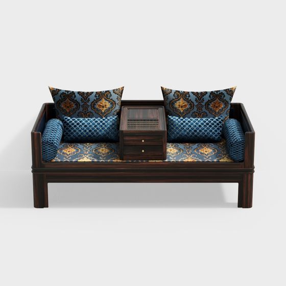 Vintage Luxury Sofa 3D model