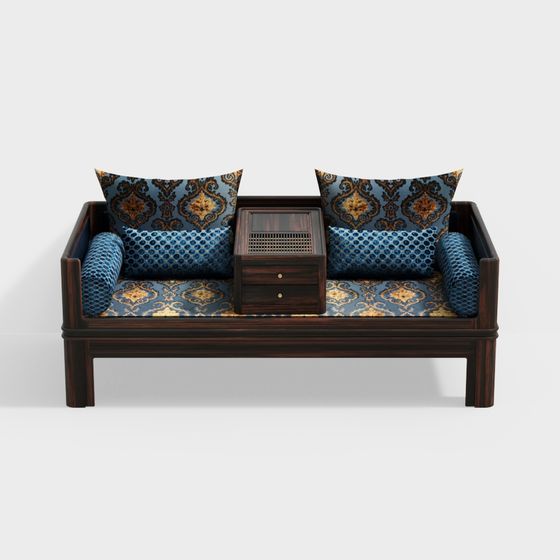 Vintage Luxurious Sofa 3D model