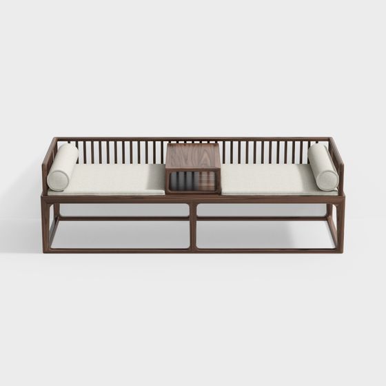 Urban Leisure Bench 3D model