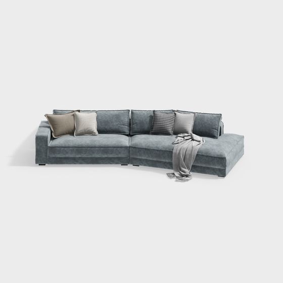 Urban Comfort 3D Model Sofa Design