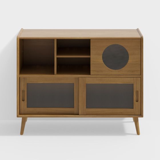 Credenza Nordica (Gallo) J-JL-KQ-S-590-CBG Colore Legno