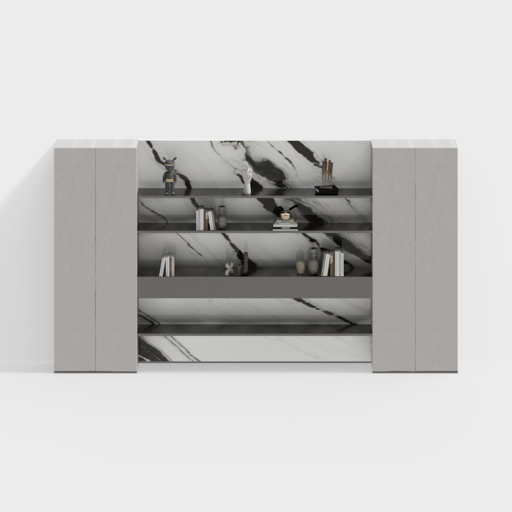 Modern study bookcase