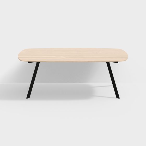 Stylish Polygonal Coffee Table 3D model for Modern Spaces