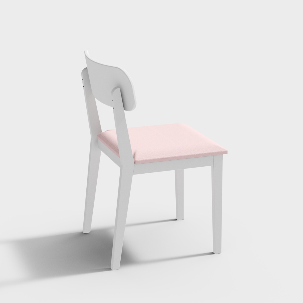 Pink children's book chair [Xiaolu Zhitu]/oak+environmentally friendly board/book chair 500*520*830
