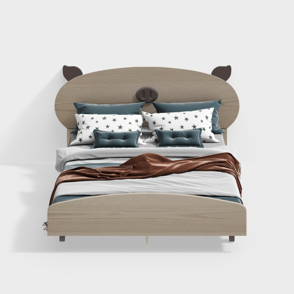 Letto divertente per bambini semplice Quanyou Home 121323