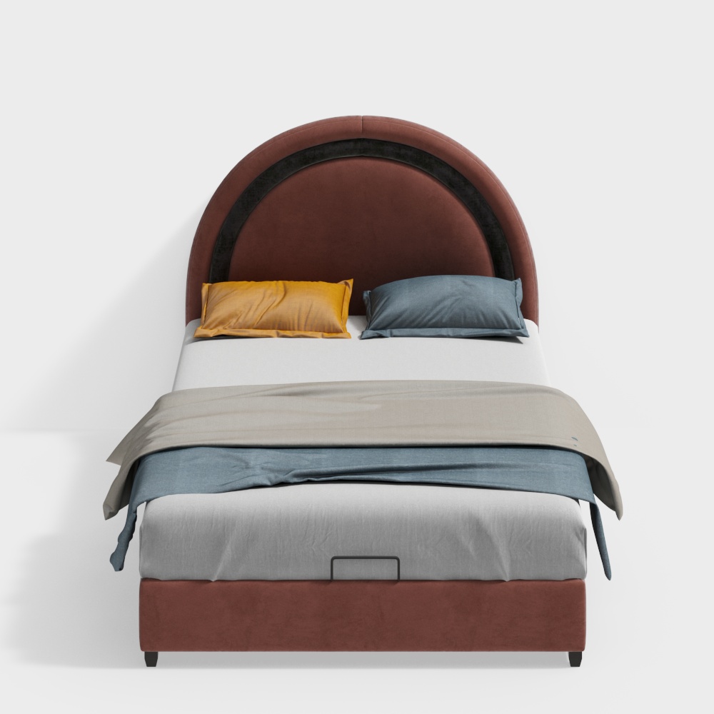 Letto per Bambini A-1.3m Letto in Tessuto 1.35m PTB-01210107004-1.35