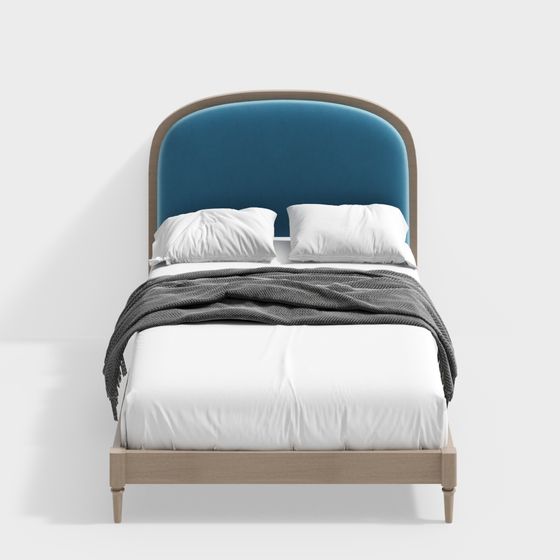 Cozy Retreat Bed 3D model