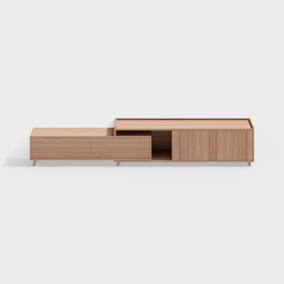 Modern Minimalist TV Cabinet 3D model