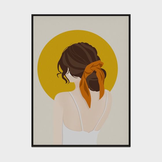 Elegant Silhouette 3D model