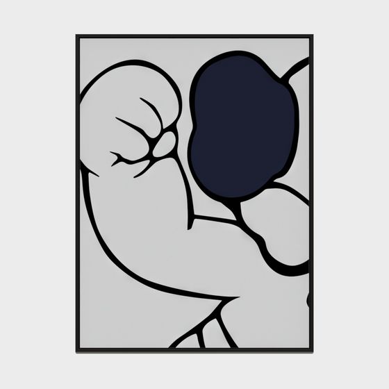 Abstract Embrace 3D model