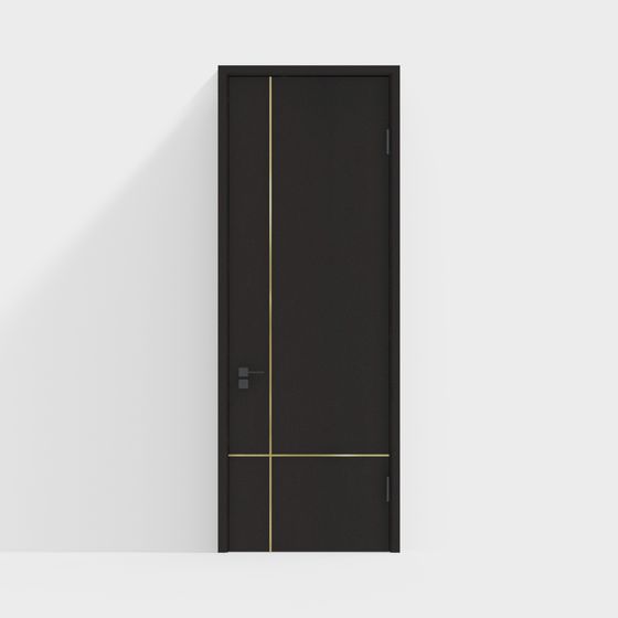 Stylish Minimalist Door 3D model for Creative Projects