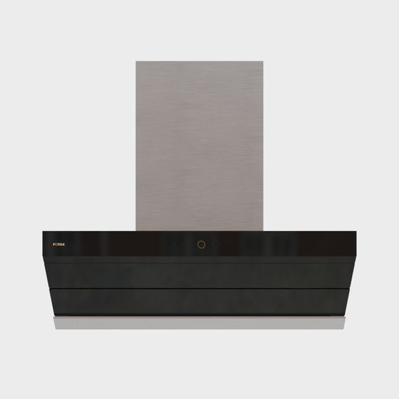 Double Range Hood 3D Model for Efficient Kitchens