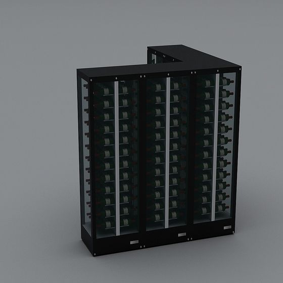 Wine Cellar Cabinet 3D model