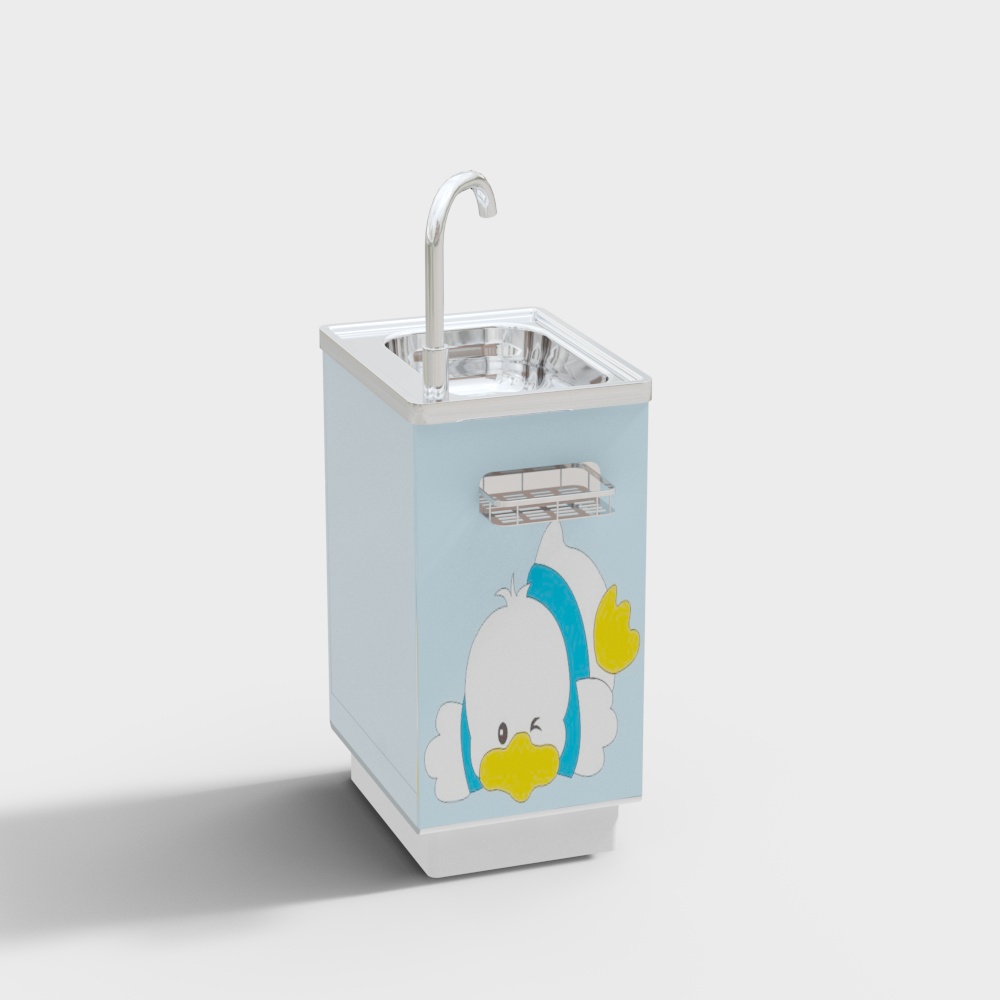 帶垃圾的洗手盆