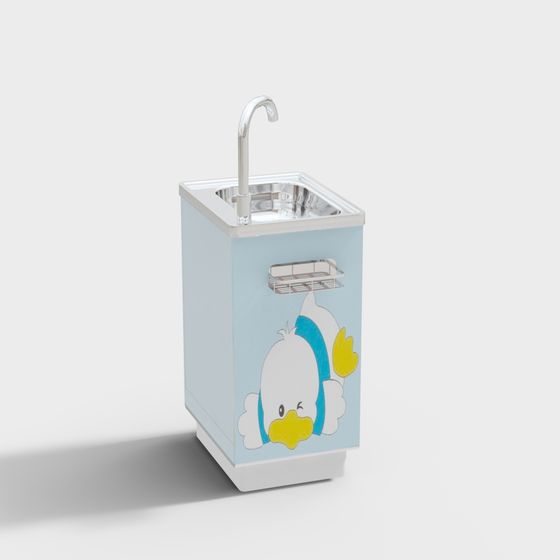 帶垃圾的洗手盆