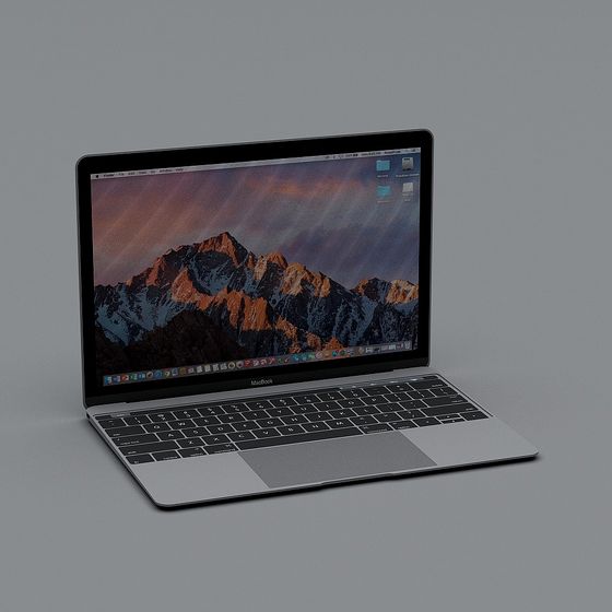 Realistic 3D Laptop Model for Creative Projects