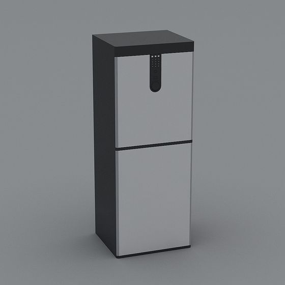Smart Minimalist Refrigerator 3D model