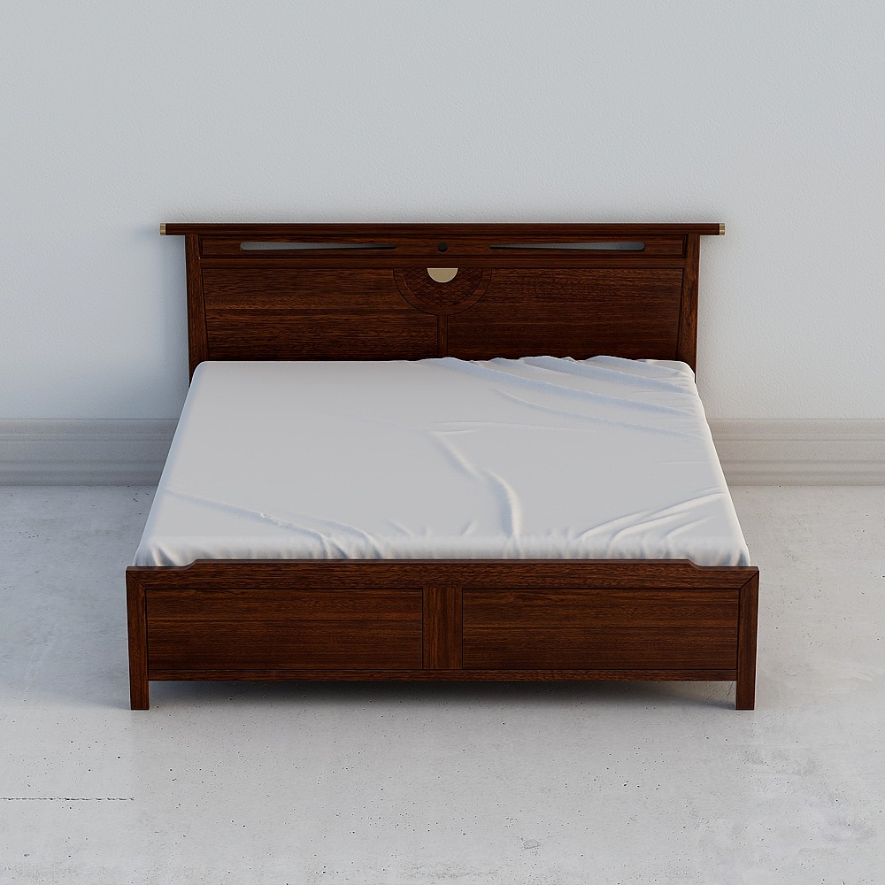 Cozy Retreat 3D model Bed Design