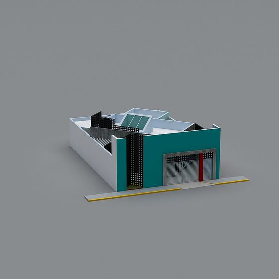 Low Poly Architectural 3D Model for Urban Design