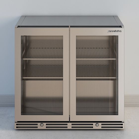 Precision Glass Door Cooler 3D model for Creative Projects