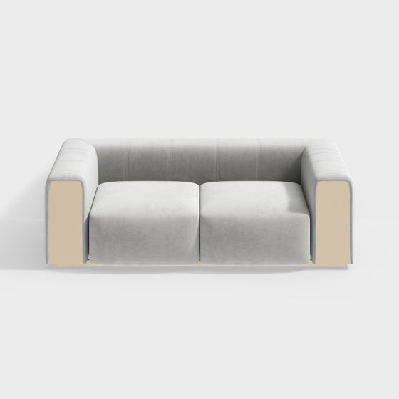 Elegant Minimalist 3D Sofa Model