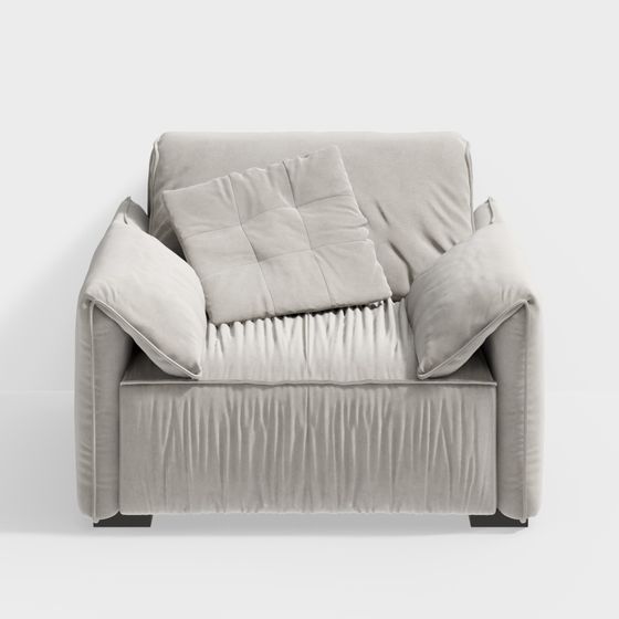 Cozy Retreat 3D model Sofa