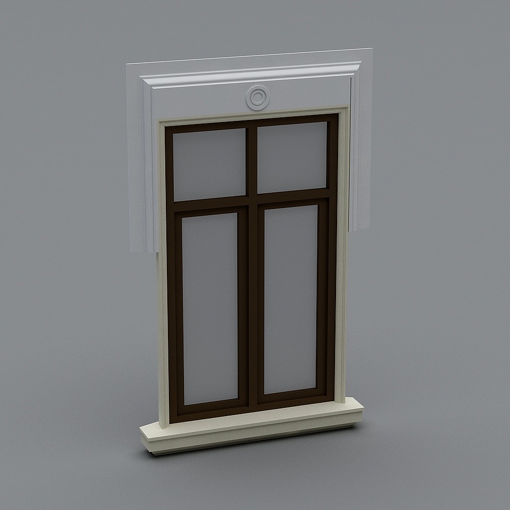 Classic Window Frame 3D model