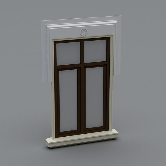 Classic Window Frame 3D model