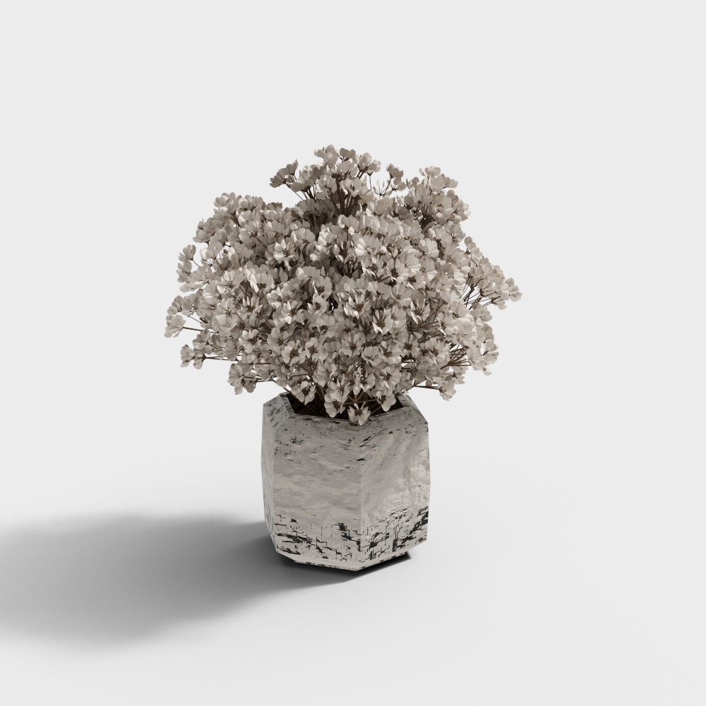 Hoa khô trên ban công phòng người cao tuổi