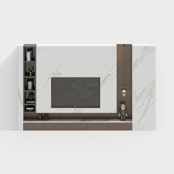 Elegant 3D Model TV Cabinet for Modern Interiors