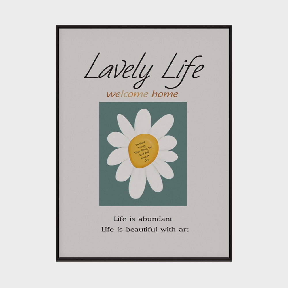 Tranh trang trí rồng nghệ nhân - Bộ sưu tập Bắc Âu đơn giản nhỏ tươi mới - Tranh trang trí hình chữ nhật - 256