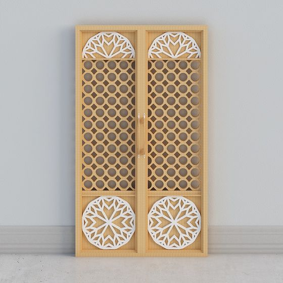 Low Polygon Traditional Modern Fusion 3D model