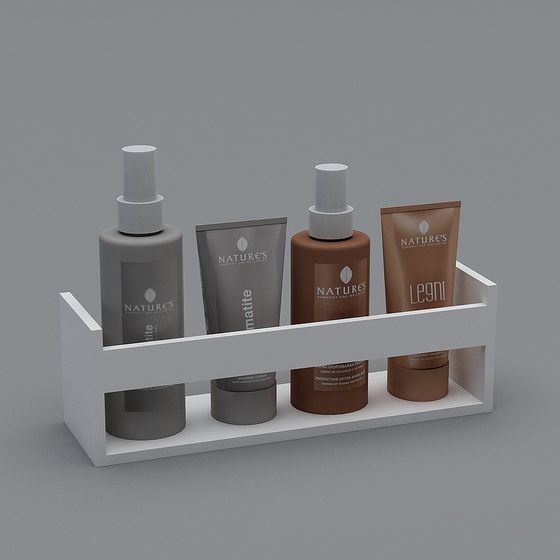 Nature's Display Shelf 3D model for Creative Projects